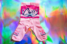 Load image into Gallery viewer, *SECONDS* &quot;La Sock&quot; Moon Dust Collab— Razz — Chill — 6&quot;
