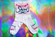 Load image into Gallery viewer, *SECONDS* &quot;La Sock&quot; Moon Dust Collab— White — Shred— 6&quot;
