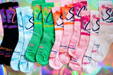 Load image into Gallery viewer, *SECONDS* &quot;La Sock&quot; Moon Dust Collab— White — Shred— 6&quot;
