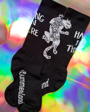 Load image into Gallery viewer, Rad Rio 🖤 &quot;Hang in There&quot; Sock - Black - 7&quot;
