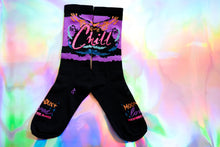 Load image into Gallery viewer, &quot;La Sock&quot; Moon Dust Collab— Black— Chill— 6&quot;
