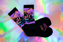 Load image into Gallery viewer, &quot;La Sock&quot; Moon Dust Collab— Black— Chill— 6&quot;
