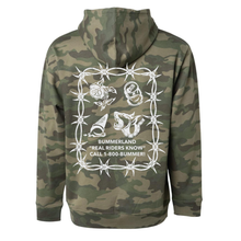 Load image into Gallery viewer, &quot;Real Riders Know&quot; Hoodie - Camo
